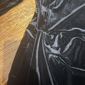 Banana Republic Black Velvet Dress